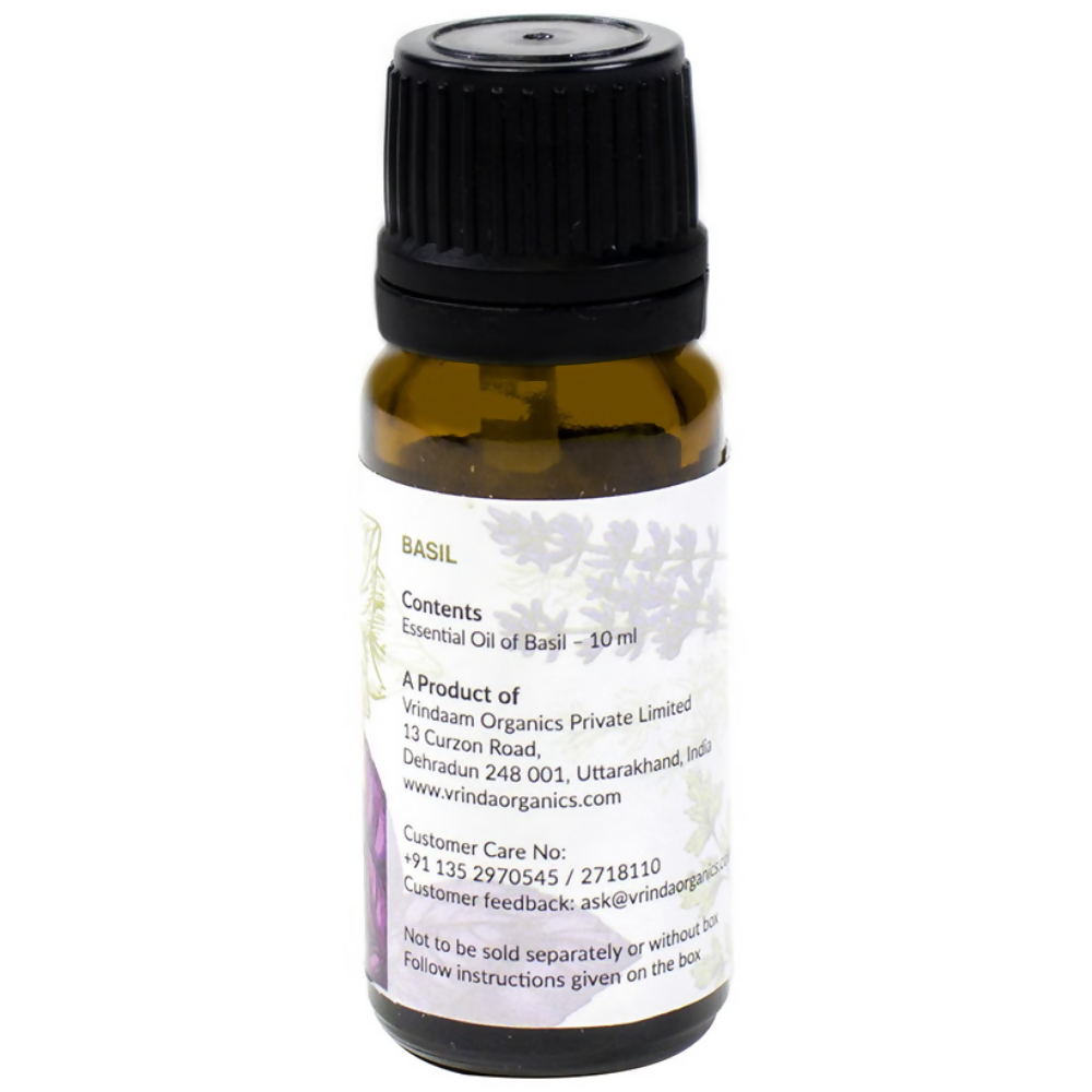 Vrinda Basil Aromatic & Therapeutic Essential Oil - Dista