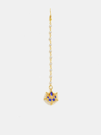 Ruby Raang Virasat Jewels Maang Tikka - Distacart