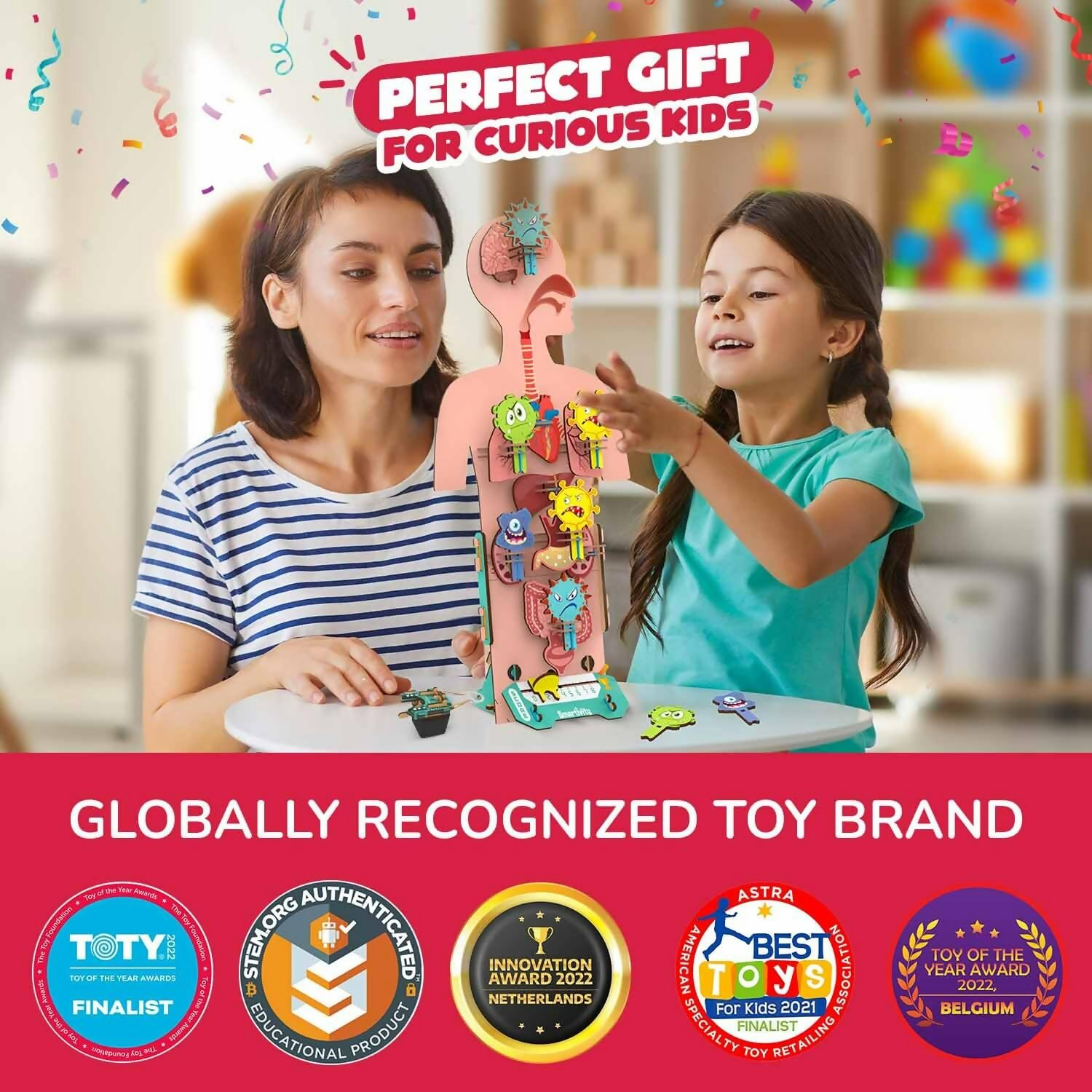 Smartivity Human Body Toy For Kids 6-12 Years Body Organs & Functions - Distacart