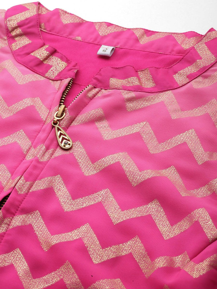 Ahalyaa Women's Traditional Wear Co-ods - Pink - Distacart
