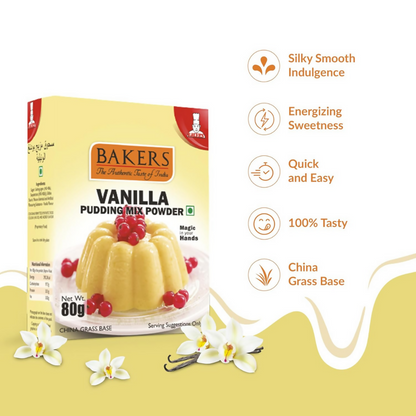 BAKERS Instant Pudding Mix - Vanilla Flavor - Dista