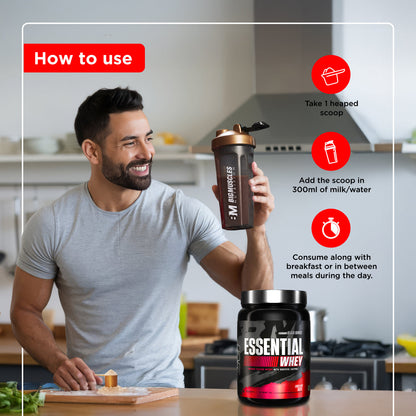 Big Muscles Nutrition Essential Whey - Distacart