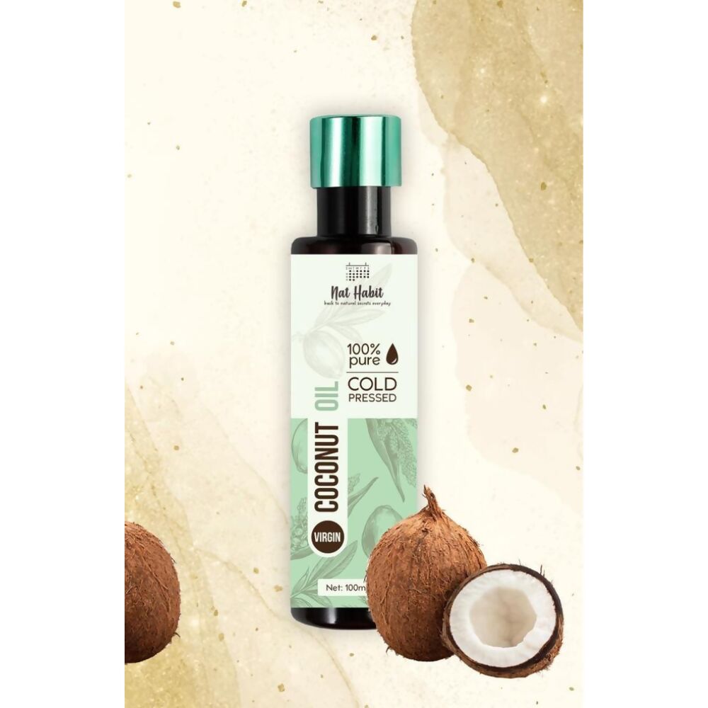 Nat Habit 100% Pure Cold Pressed Virgin Coconut Oil - Distacart