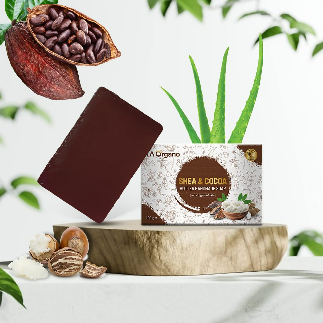Buy LA Organo Shea & Cocoa Butter Handmade Soap Online at Best Price