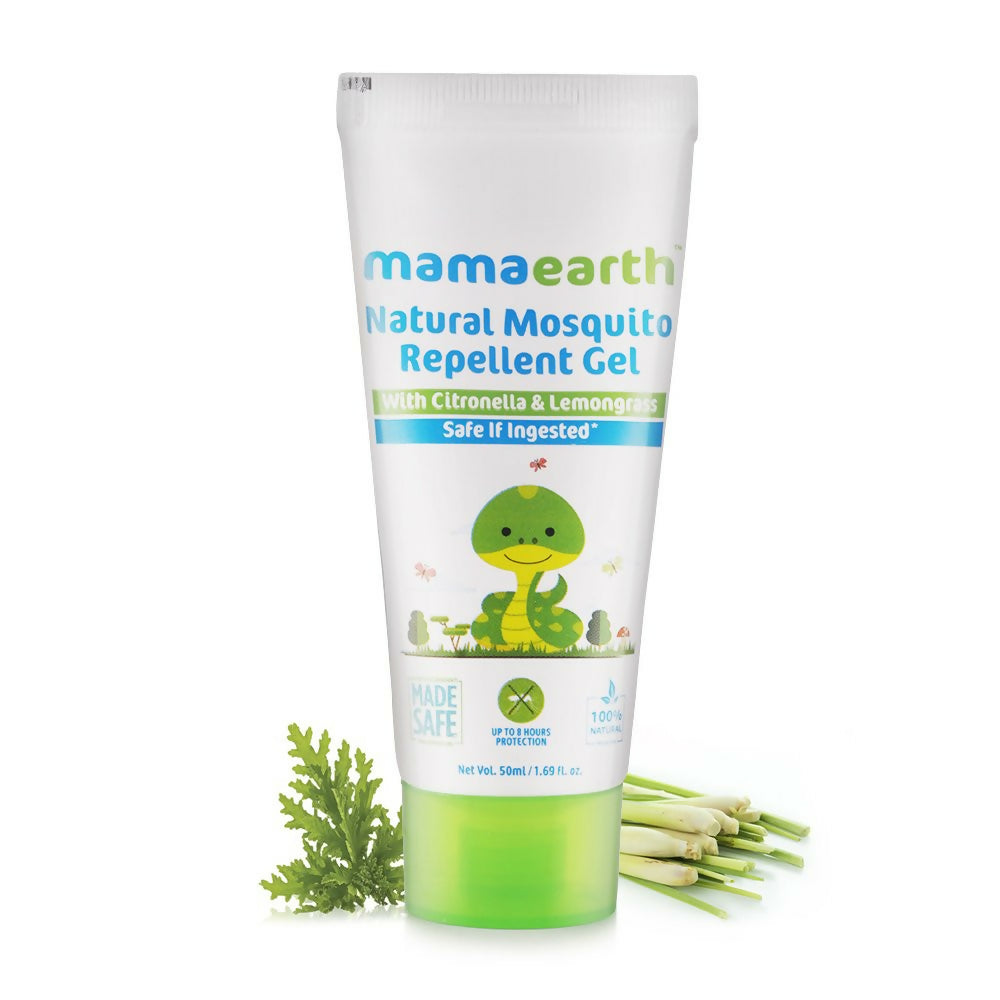 Mamaearth Natural Mosquito Repellent Gel & Deeply Nourishing Wash for Babies - Distacart