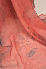 Thumbnail for Vastranavya Brown Digital Printed Linen Ready To Wear Designer Saree with Unstitched Blouse - Distacart