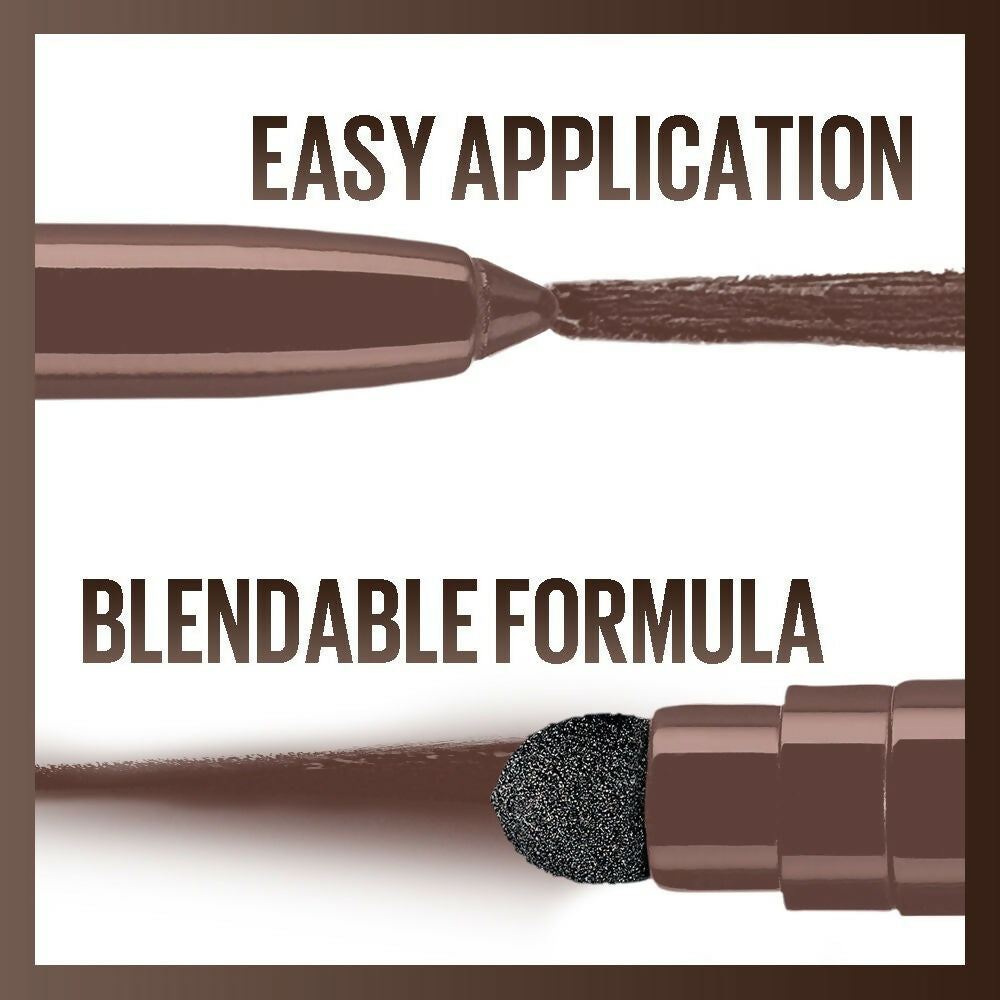Maybelline New York Tattoo Studio Smokey Eye Kohl Gel Pencil Eyeliner Smokey Brown - Distacart