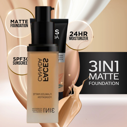 Faces Canada Flawless Matte Foundation - Warm Sand 042 - Distacart