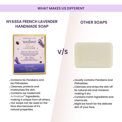 Nyassa Luxurious French Lavender Handmade Soap - Dista