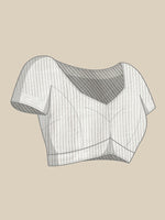Thumbnail for Astita Linen Grey Saree