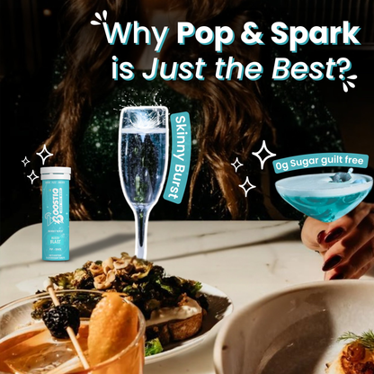 BOOSTIQ Pop & Spark Effervescent Tablets - Berry Blast - Distacart