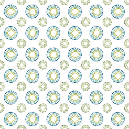 Haus & Kinder Radiant Circles 100% Cotton King Bedsheet, 144 TC - Dista
