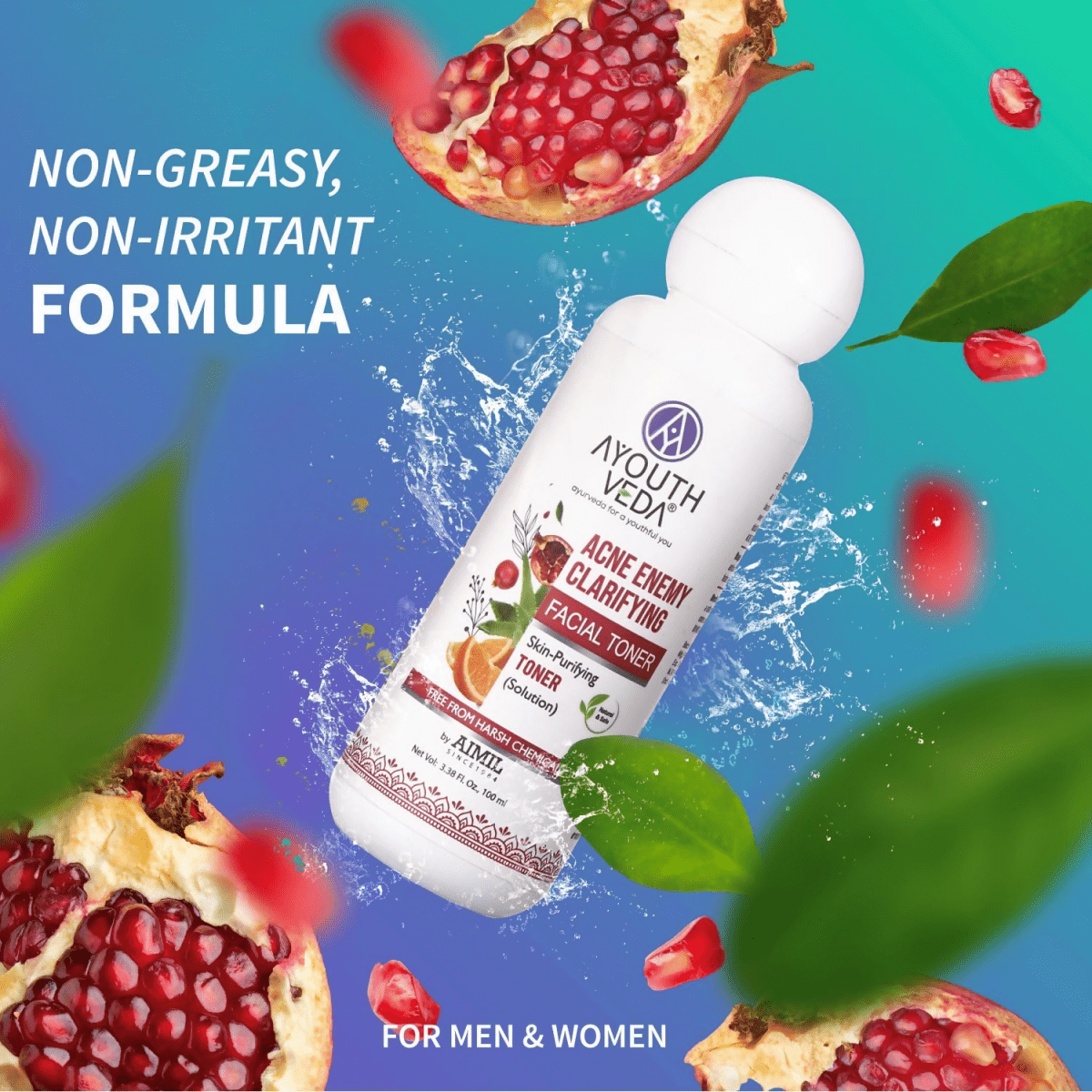 Ayouthveda Acne Enemy Clarifying Facial Toner - Distacart