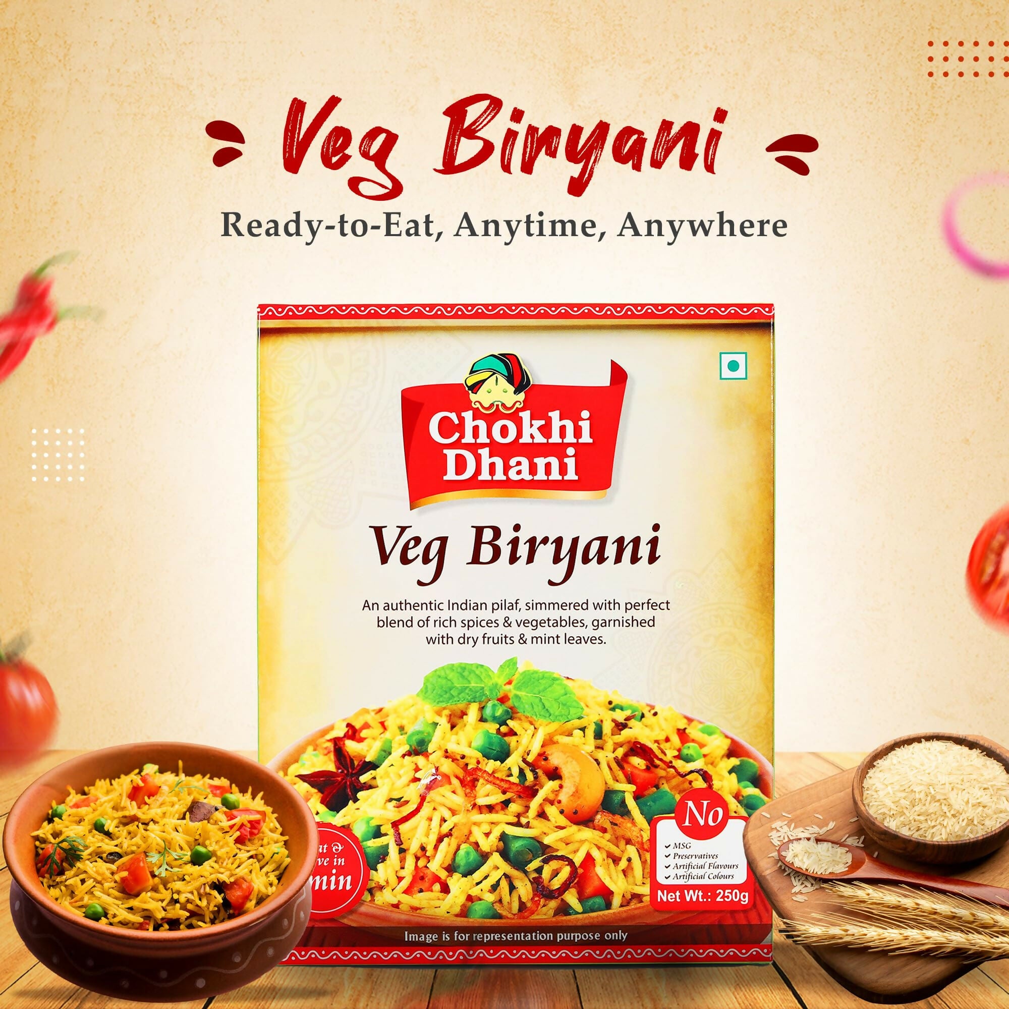 Chokhi Dhani Veg Biryani Instant Premix - Distacart