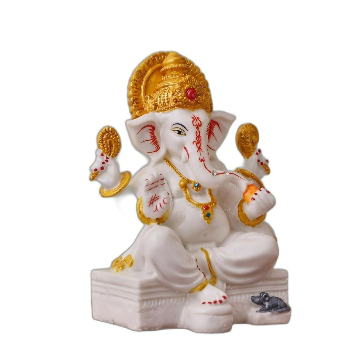 Apnimarket Marble Dust Ganesh Idol - Distacart