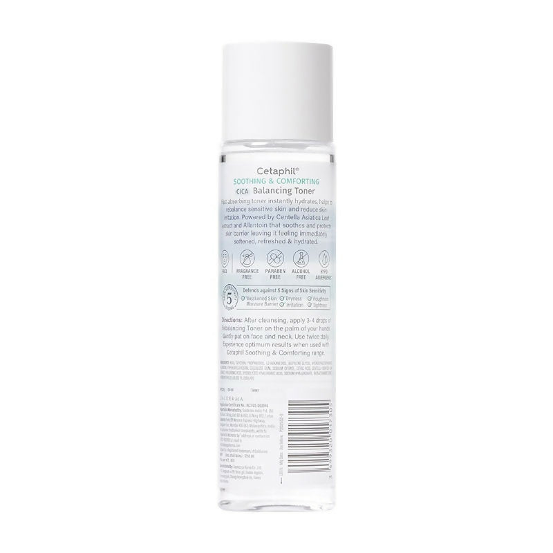 Cetaphil CICA Toner, Skin Barrier Protection, Reduces Irritation - Distacart
