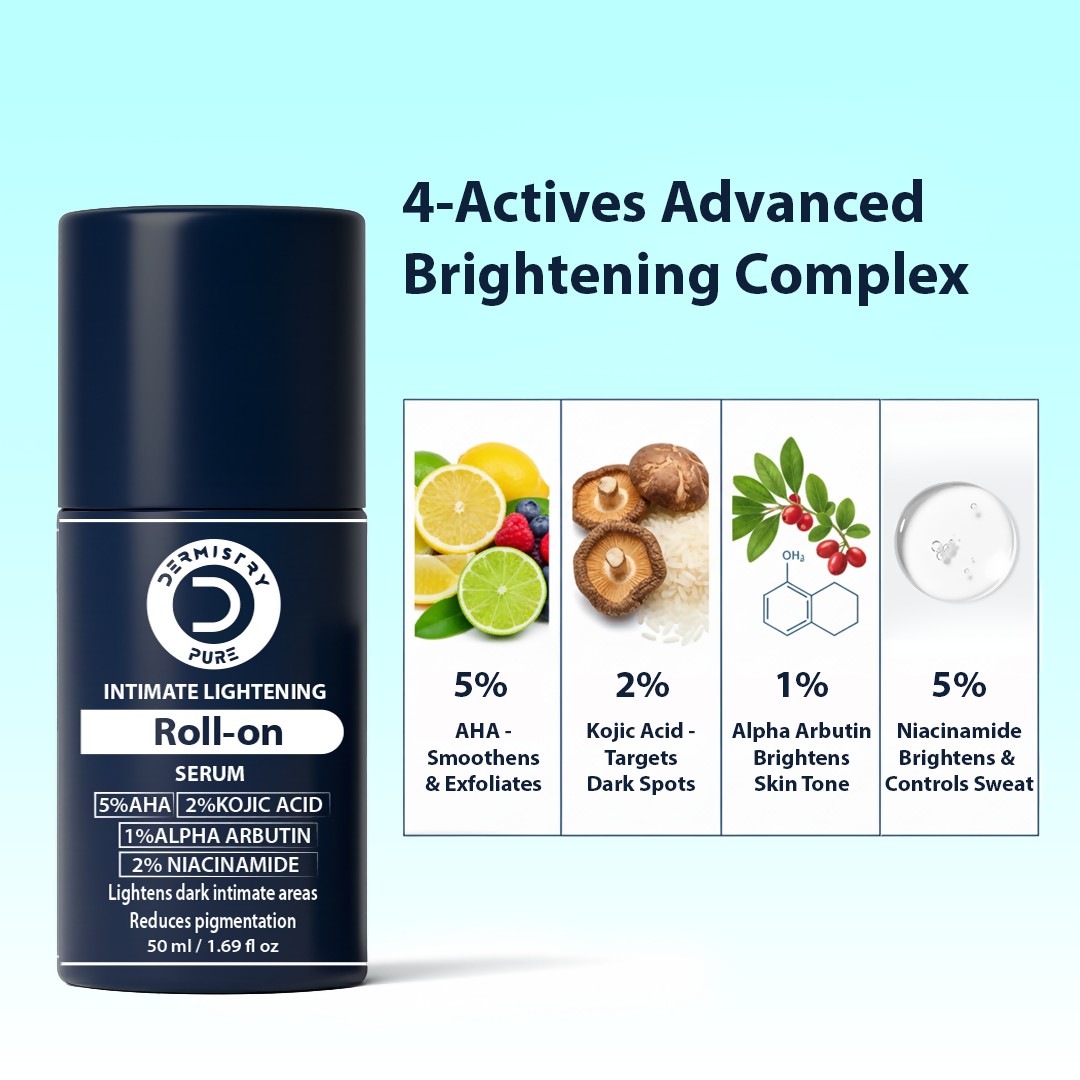 Dermistry Intimate Lightening Brightening Roll On Serum - Distacart