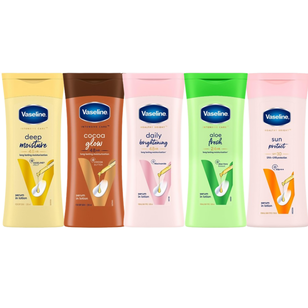 Vaseline All In One Body Lotions Combo - Distacart