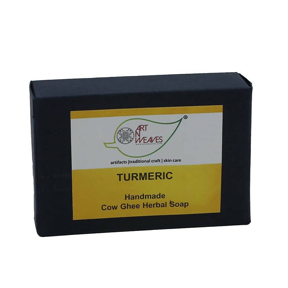 artNweaves Handmade Cow Ghee Herbal Turmeric Soap - Distacart