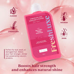 Thumbnail for FreshLuxe Strength & Shine Shampoo Rice Water, Walnut Oil & Pea Protein For Damaged Hair & Reduce Split Ends