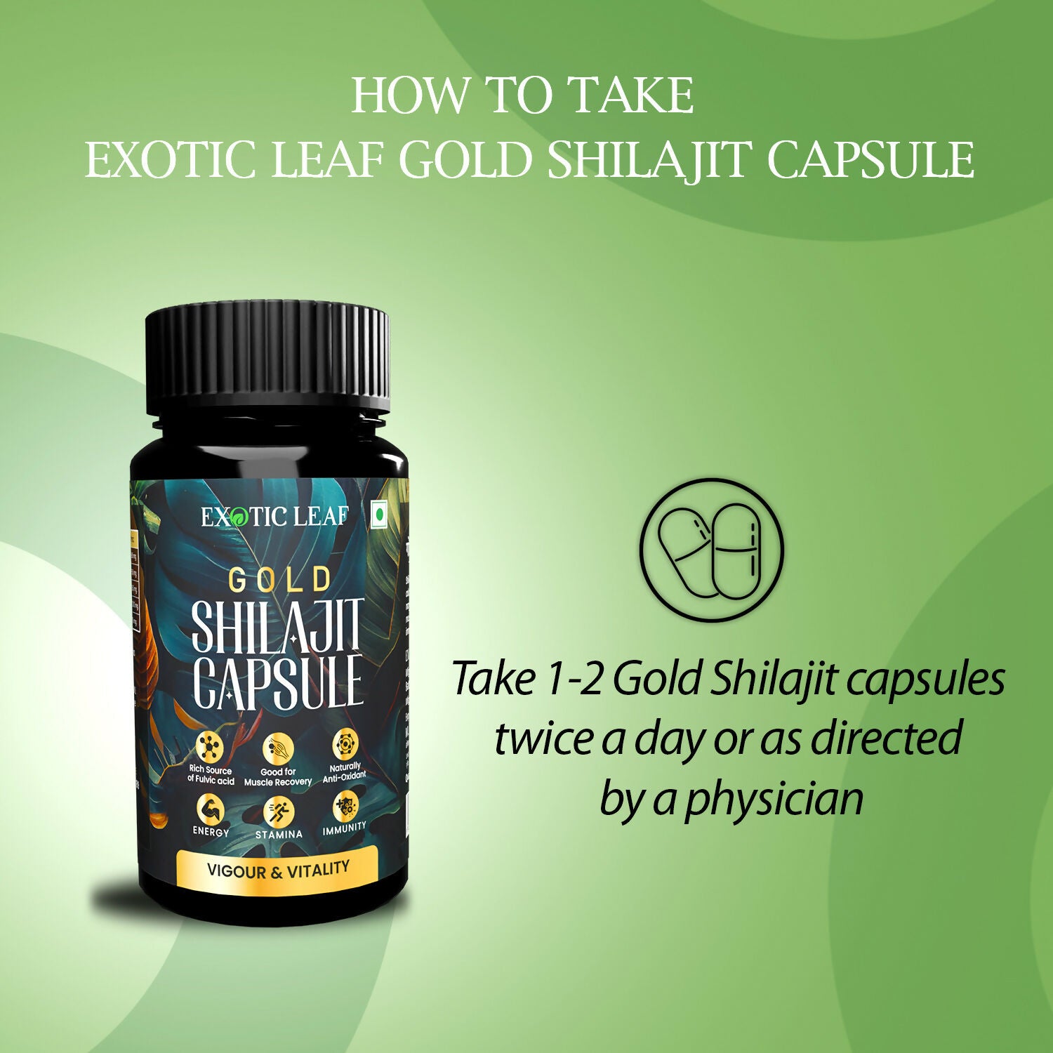 Exotic Leaf Gold SJ Capsules - Distacart