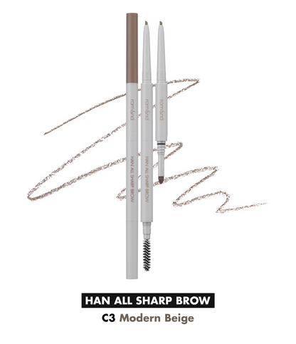 Rom&nd Han All Sharp Brow - C3 Modern Beige - Distacart