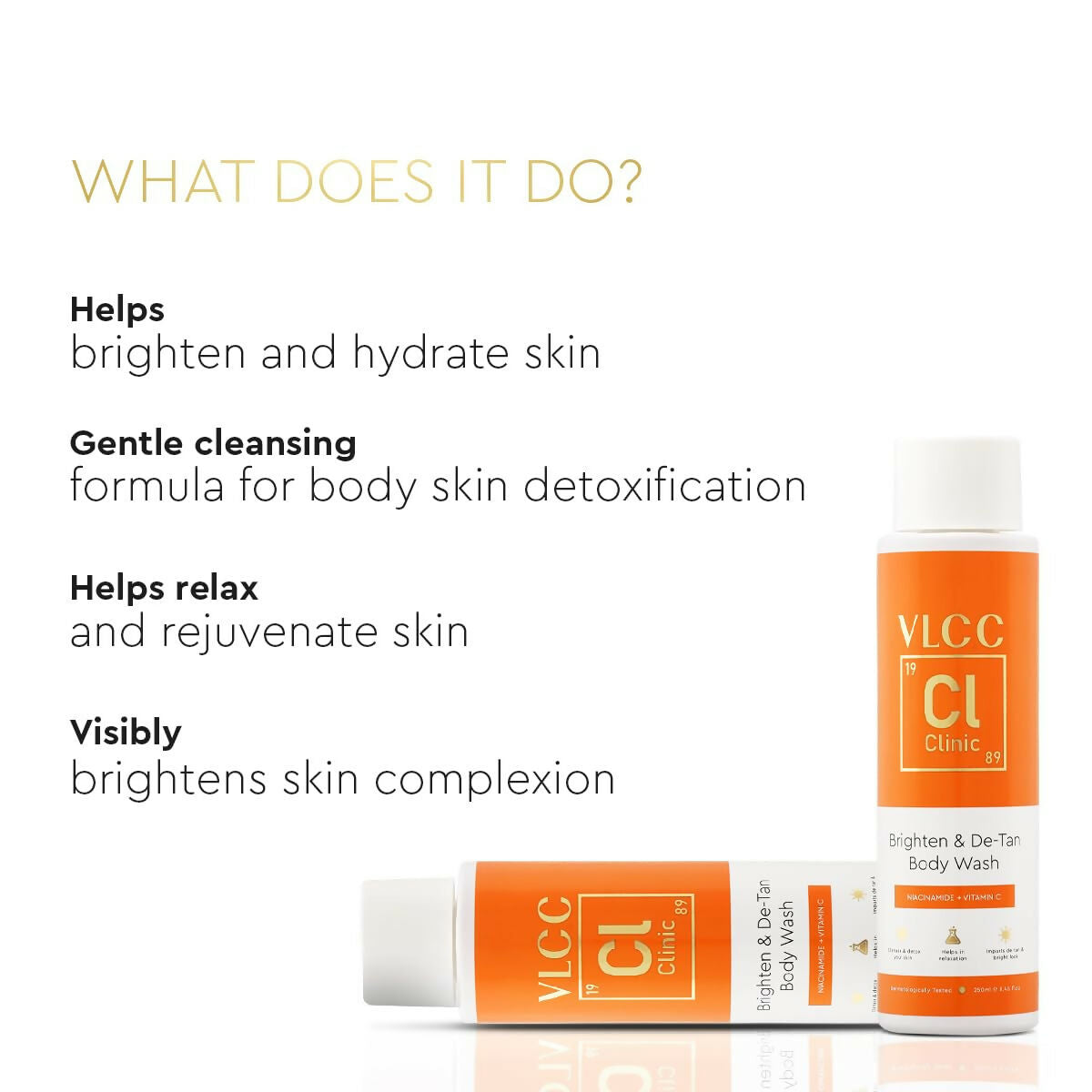 VLCC Clinic Brighten & De-Tan Body Wash - Distacart