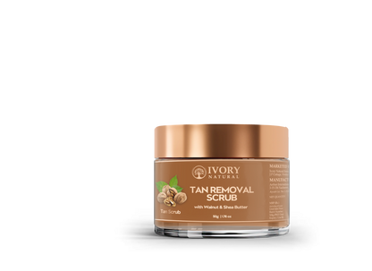 Ivory Natural Tan Scrub , Reduce Tan, Restores Radiant Skin Glow - Distacart