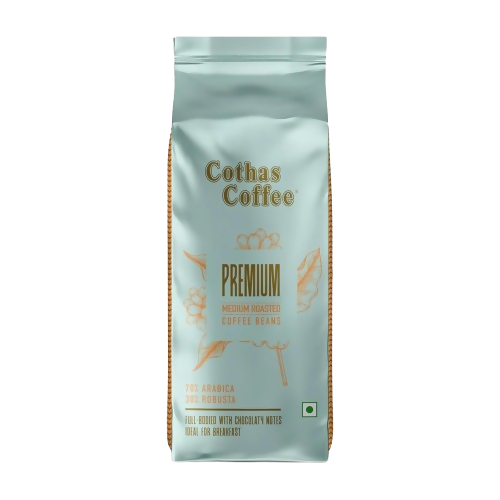 Cothas Coffee Premium Gold Medium Roasted Coffee Beans - Distacart