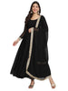 Fab Fashion Black Gota Anarkali Set - Distacart