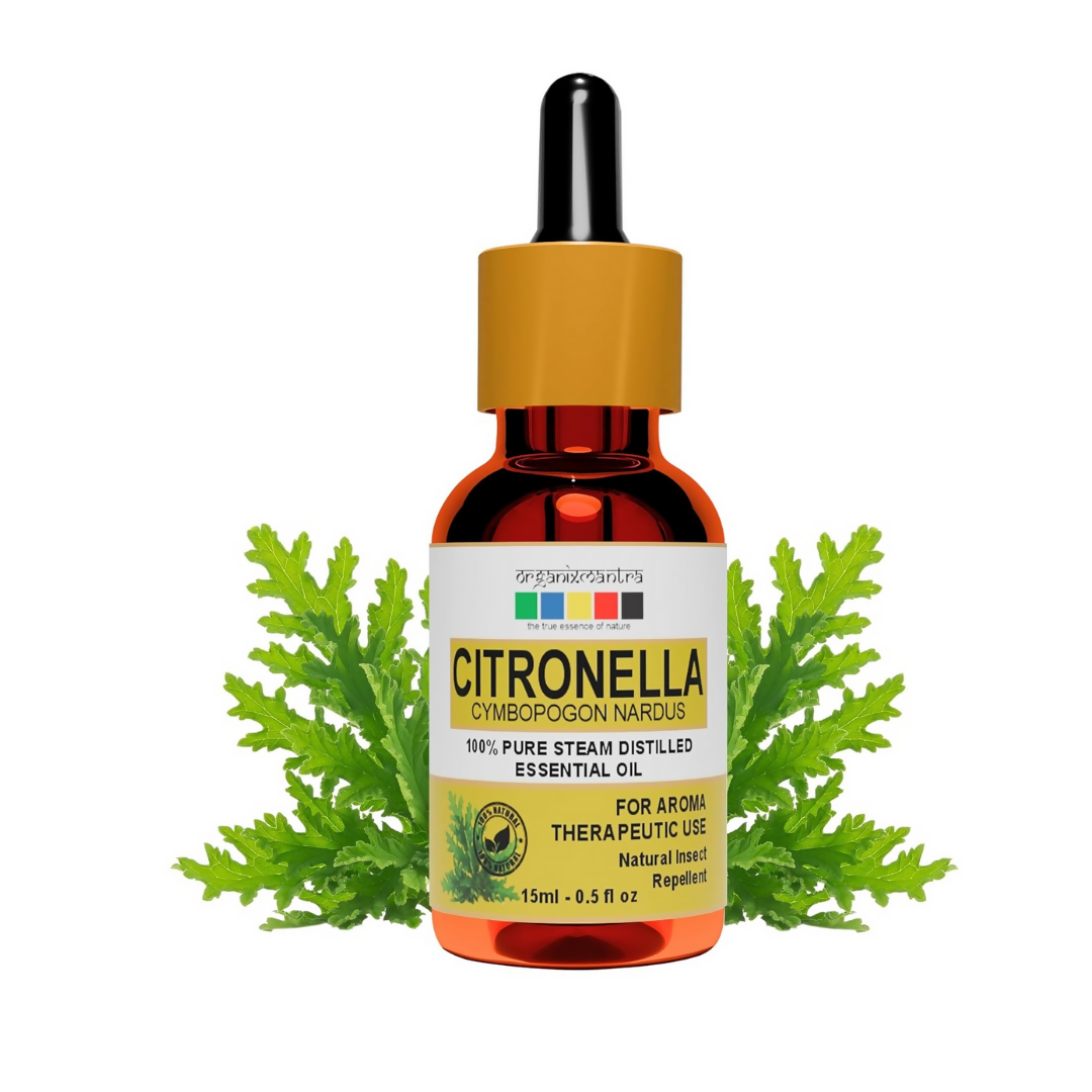 Organix Mantra Citronella Oil - 100% Natural Citronella Essential Oil - Distacart