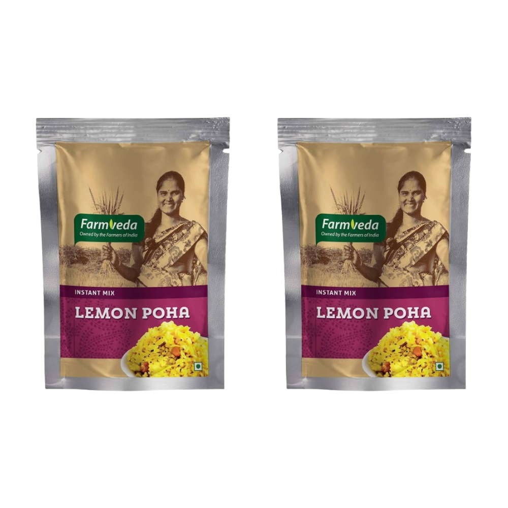 Farmveda Instant Mix Lemon Poha - Distacart