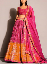 Thumbnail for Lehenga Mart Designer Wedding Lehenga Choli For Women - Pink - Distacart
