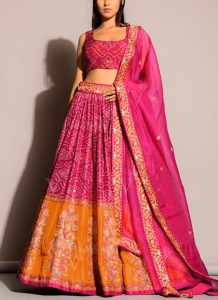 Lehenga Mart Designer Wedding Lehenga Choli For Women - Pink - Distacart