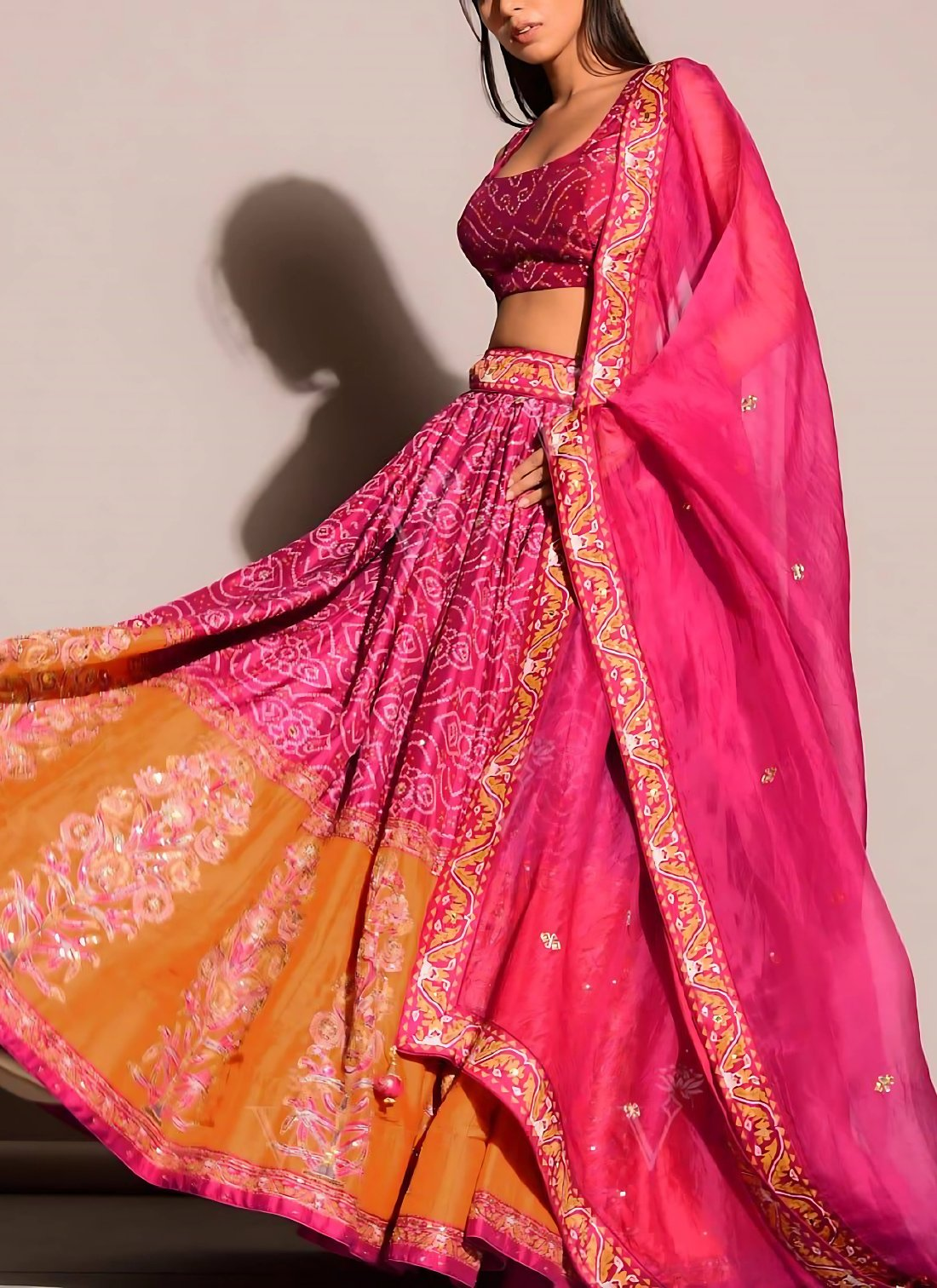 Lehenga Mart Designer Wedding Lehenga Choli For Women - Pink - Distacart