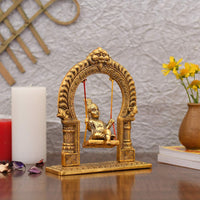 Thumbnail for Collectible India Metal Laddu Gopal Idol - Distacart