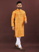 Thumbnail for Anaita Dark Yellow Digital Print Kurta - Distacart
