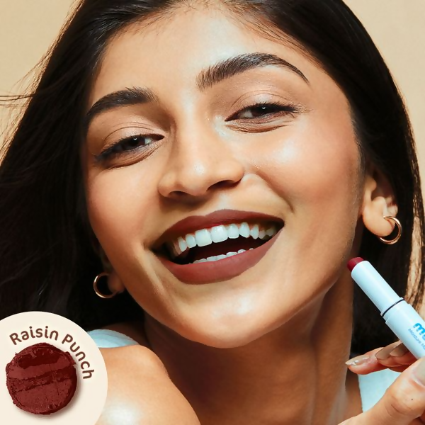 Mamaearth Moisture Matte Longstay Lipstick - Raisin punch - Distacart
