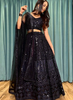Lehenga Mart Designer Wedding Lehenga Choli For Women - Black - Distacart