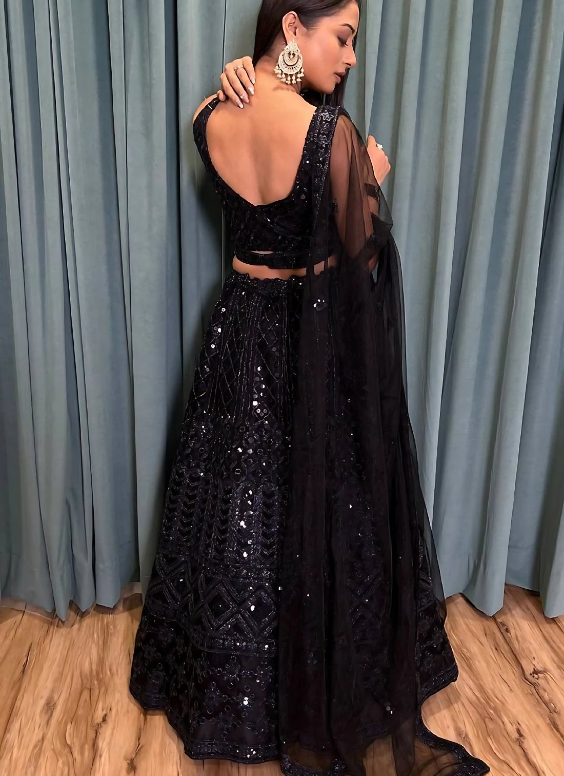 Lehenga Mart Designer Wedding Lehenga Choli For Women - Black - Distacart