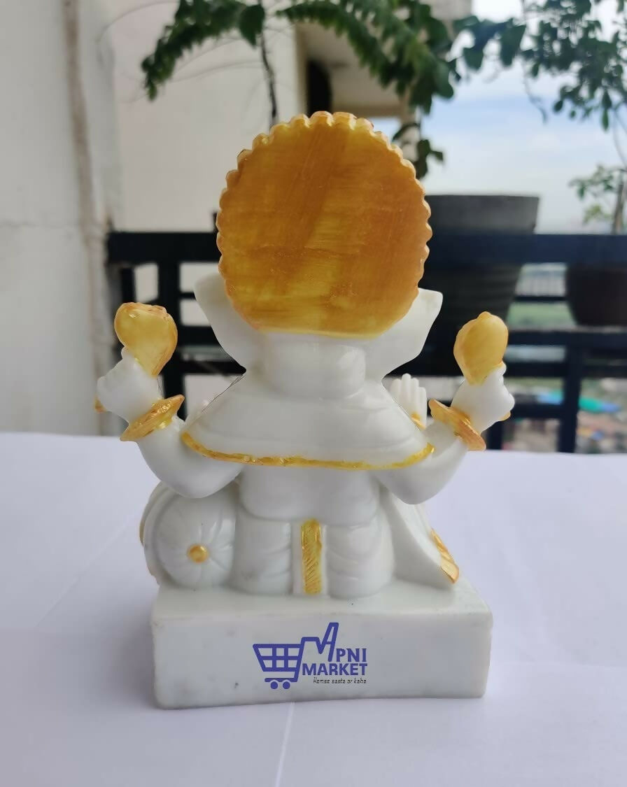 Apnimarket Marble Dust Ganesh Idol - Distacart