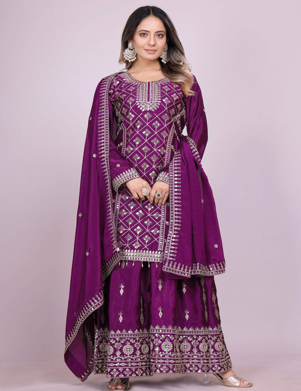 Lehenga Mart Designer Lehenga Suit for women - wine