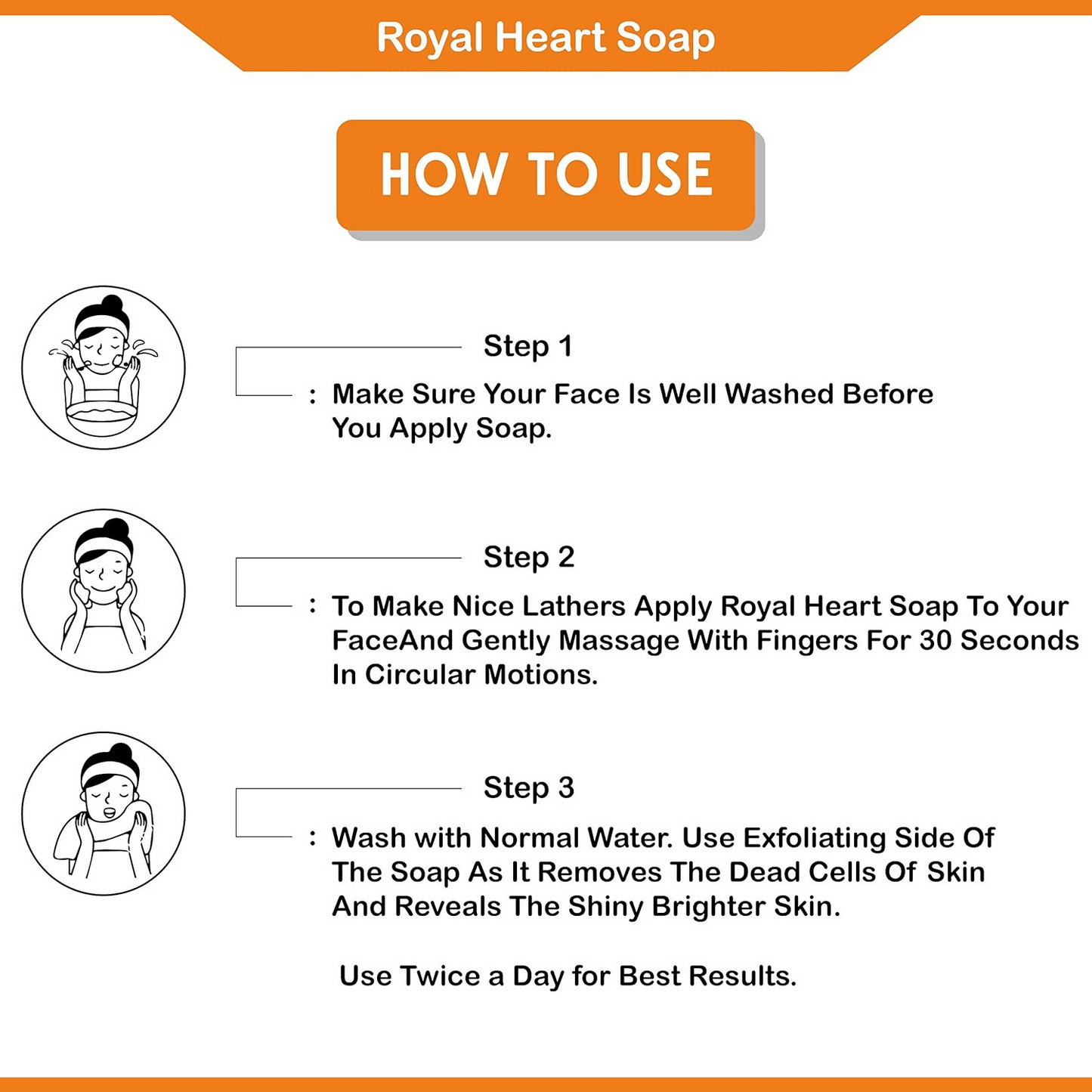 Kisra Royal Heart Soap - Distacart