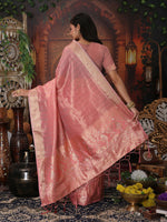 Thumbnail for Astita Organza Pink Saree