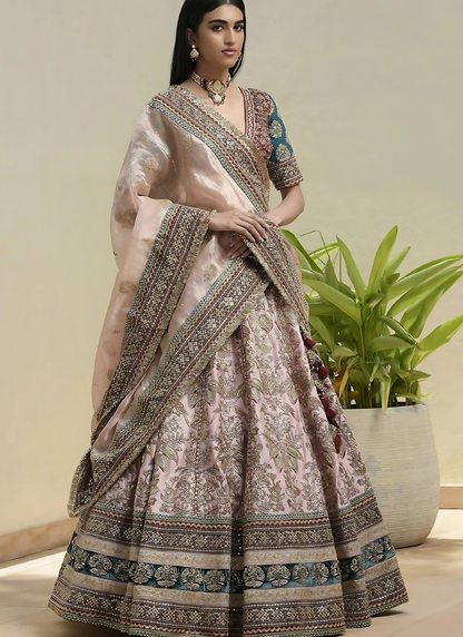 Lehenga Mart Designer Wedding Lehenga Choli For Women - Multicolor - Distacart