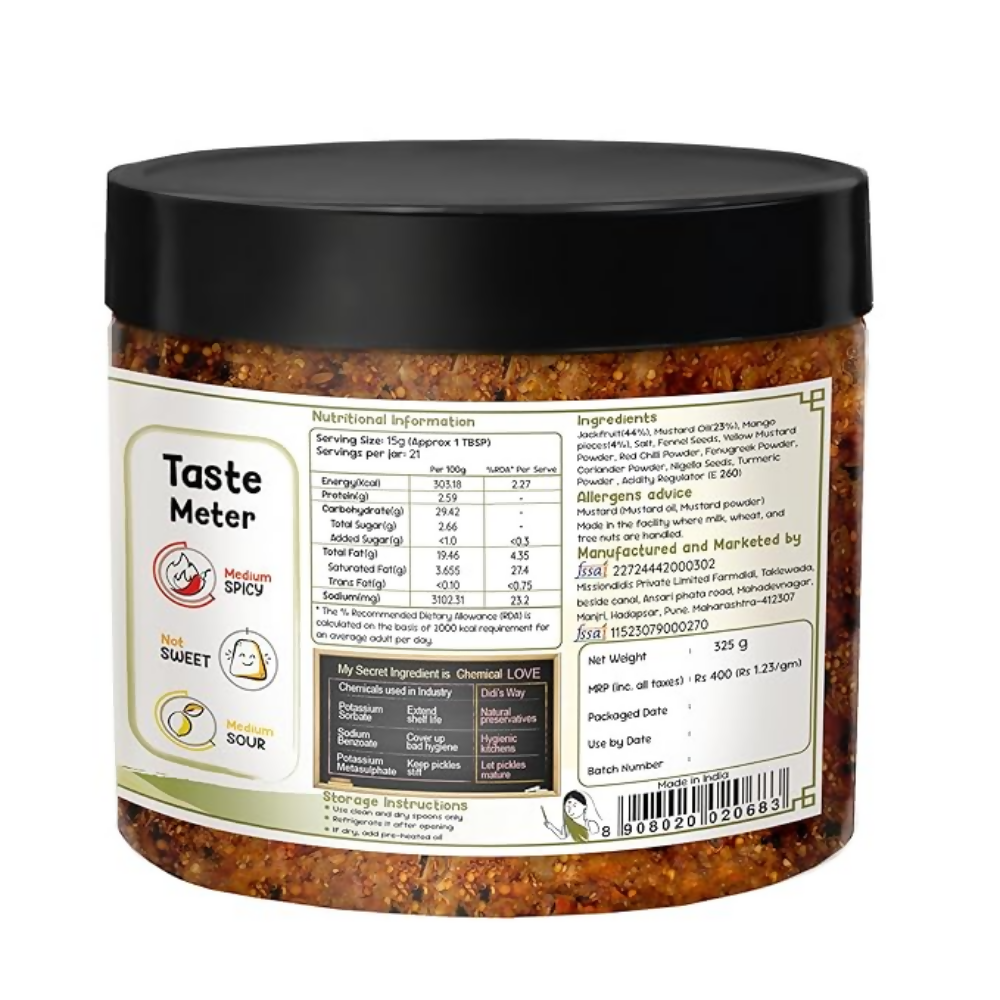FarmDidi Jackfruit Pickle - Distacart