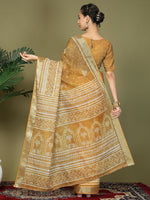 Thumbnail for Astita Cotton Golden Saree