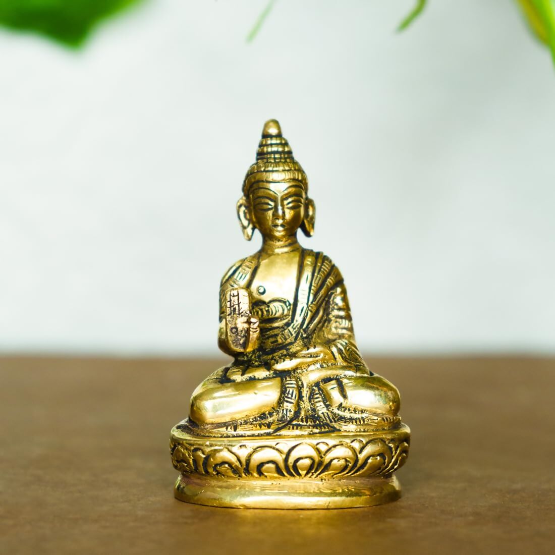 Ekhasa Pure Brass Gautam Buddha Statue - Distacart
