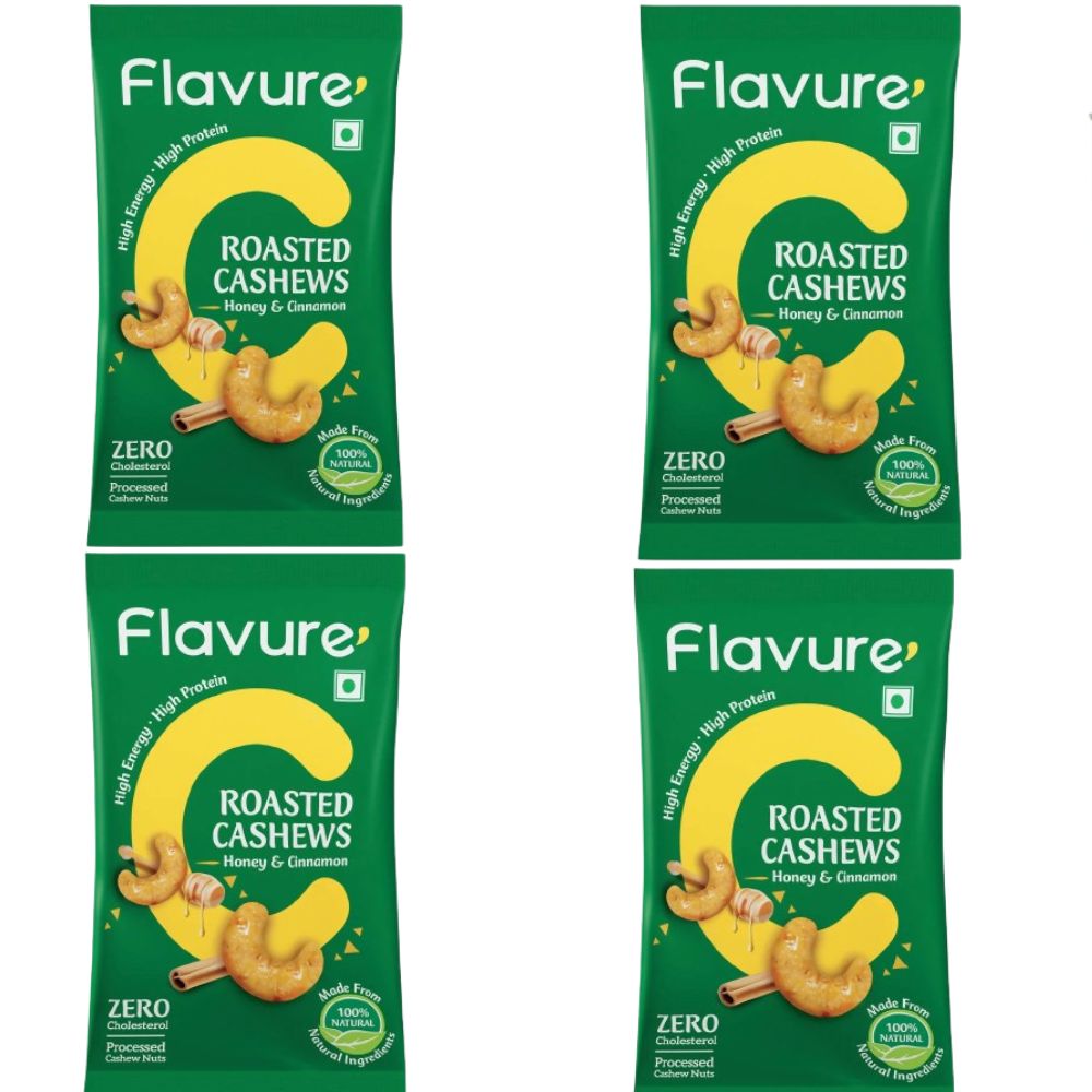 Flavure Roasted Cashew - Honey & Cinnamon