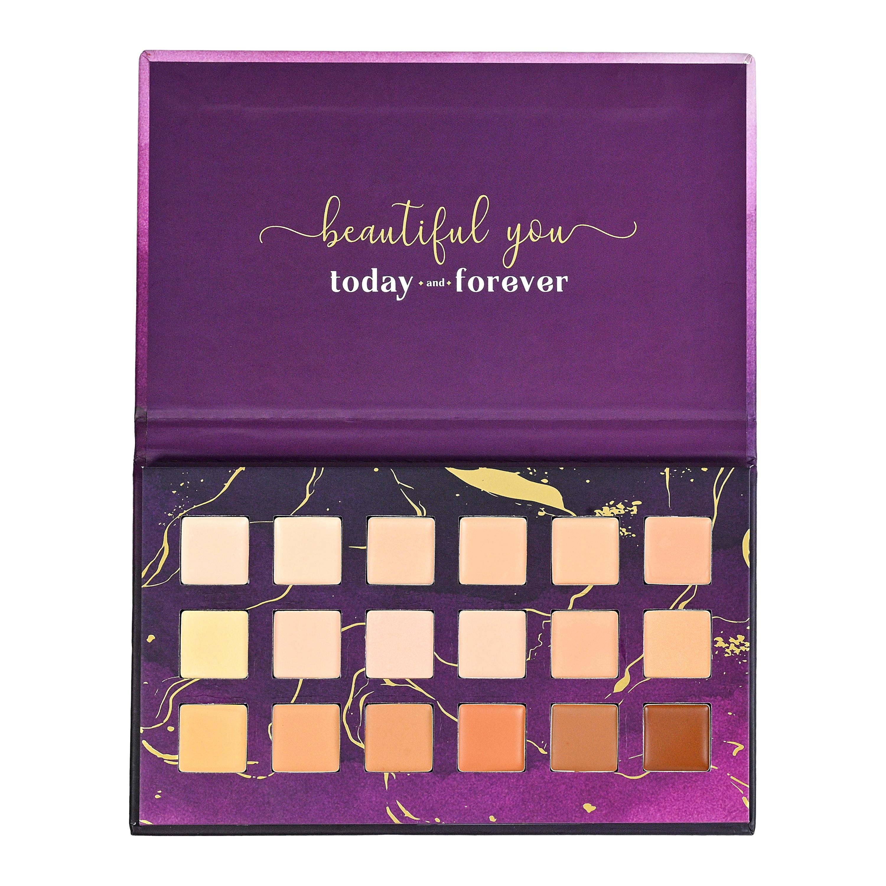 Aflairza The Flawless Edit – Aspire Edition | Mini Conceal & Correct Palette, 18 Super-Creamy Shades